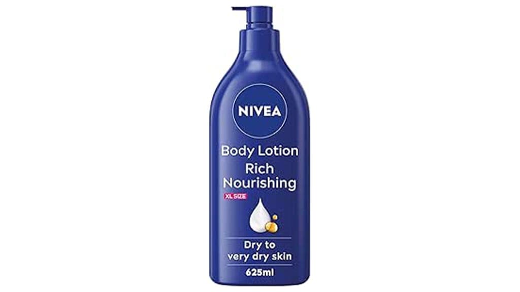NIVEA Body Lotion for Dry to Very Dry Skin, Rich Nourishing, 5in1 Complete Care, 72H Intense Moisture, 625ml